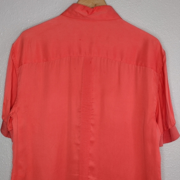 Equipment Femme Short Sleeve Button Down Blouse Size M - Picture 5 of 16